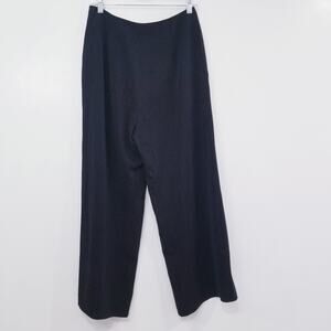 Oak + Fort Black Wide Leg High Rise Pants